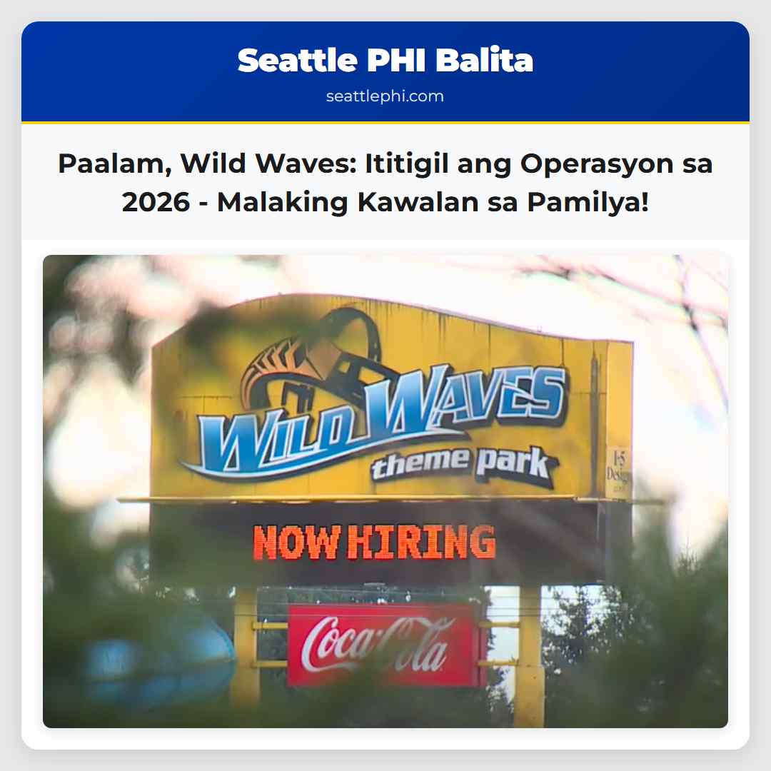 Paalam, Wild Waves: Ititigil ang Operasyon sa