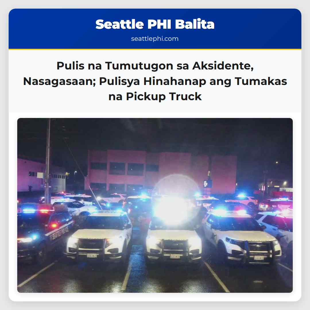 Pulis na Tumutugon sa Aksidente, Nasagasaan;