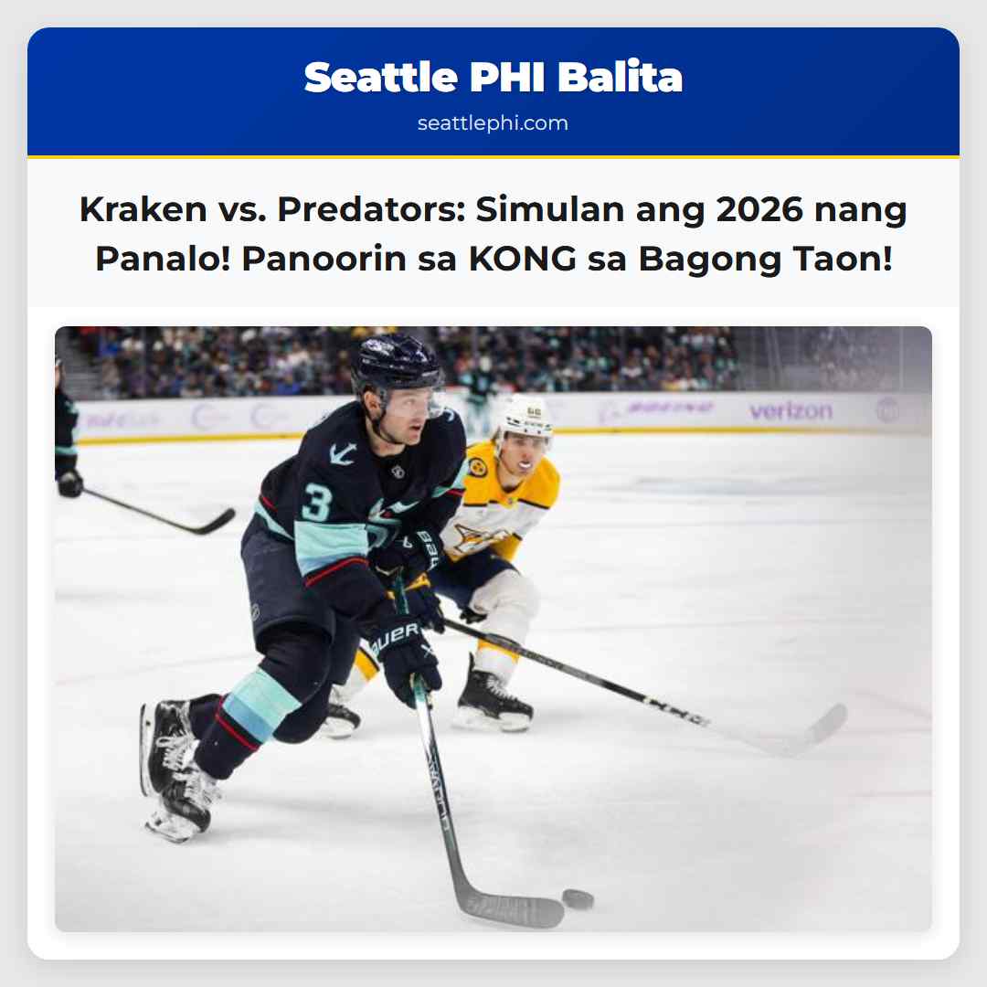 Kraken vs. Predators: Simulan ang 2026 nang