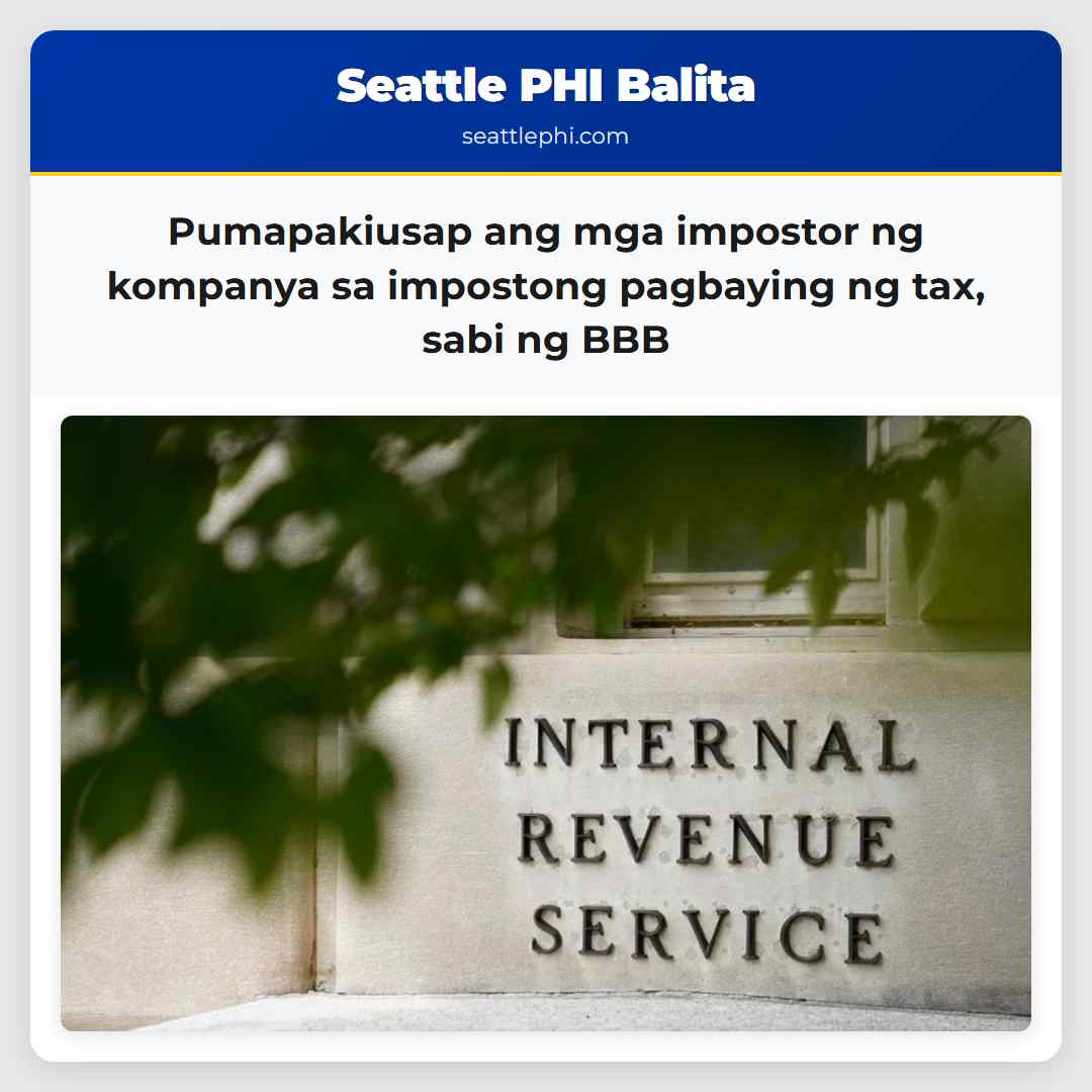 Pumapakiusap ang mga impostor ng kompanya sa