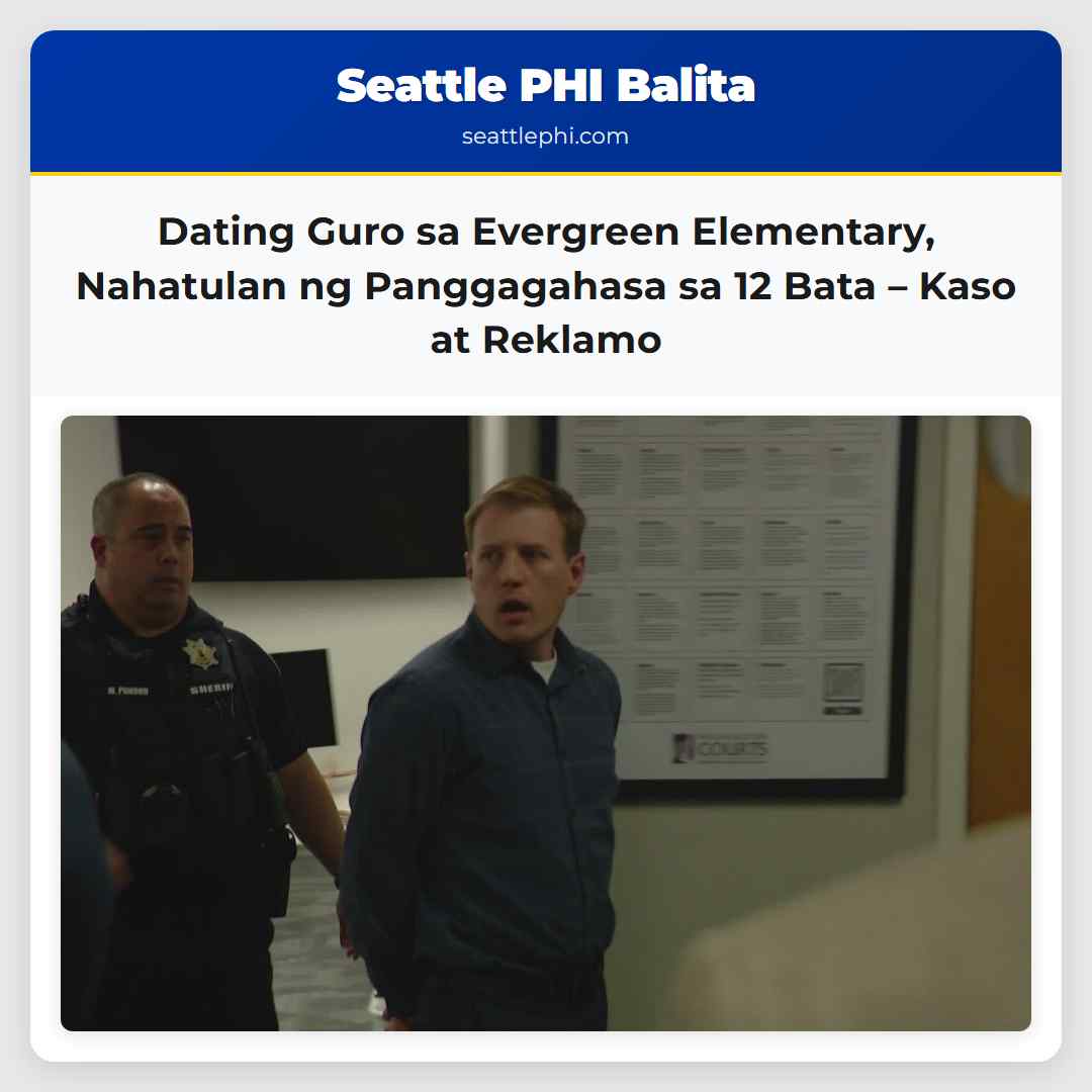 Dating Guro sa Evergreen Elementary, Nahatulan ng