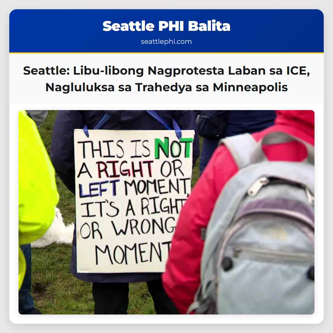 Seattle: Libu-libong Nagprotesta Laban sa ICE,