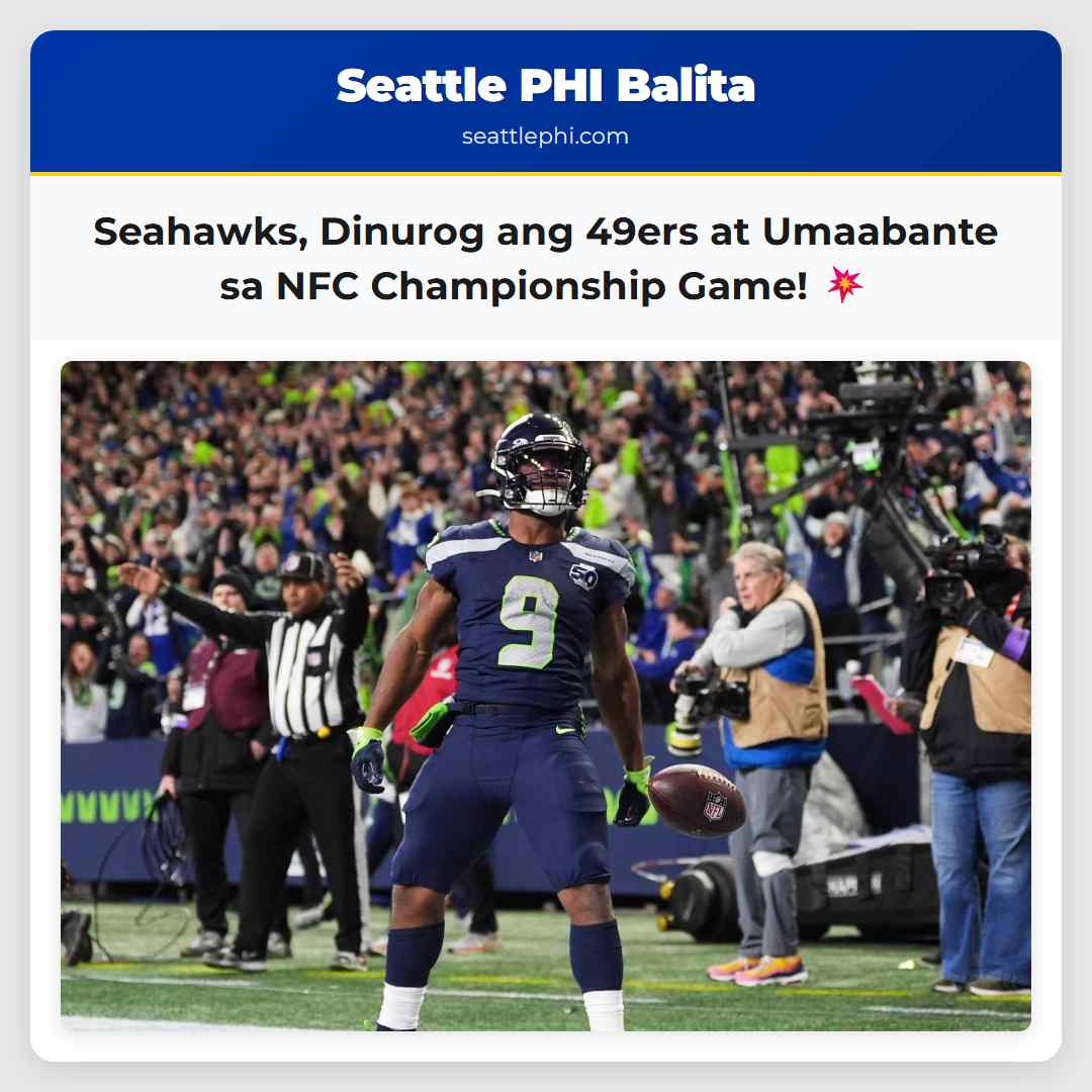 Seattle Seahawks Tinalo ang 49ers at Umaabante sa NFC Championship Game!