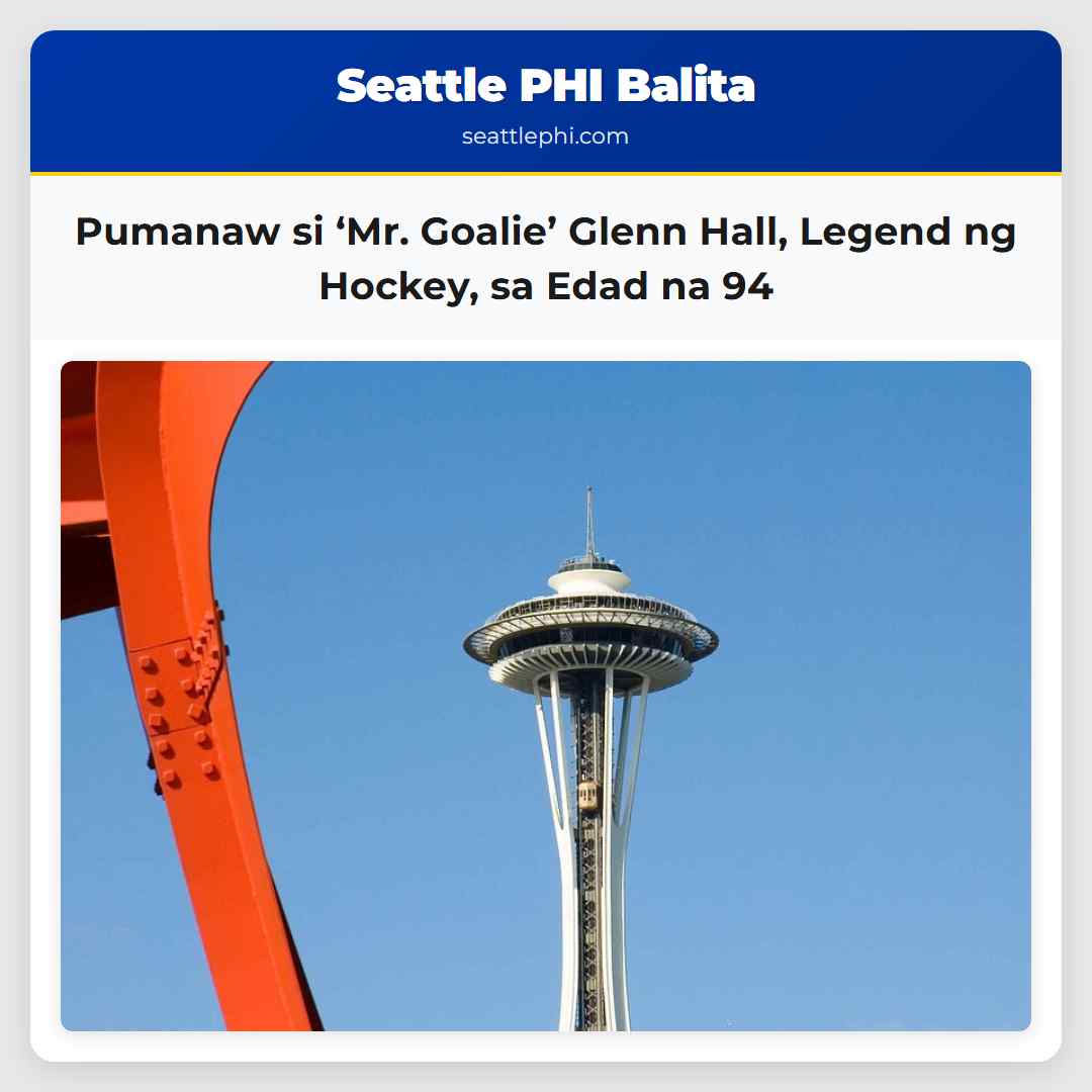 Pumanaw si ‘Mr. Goalie’ Glenn Hall, Legend ng