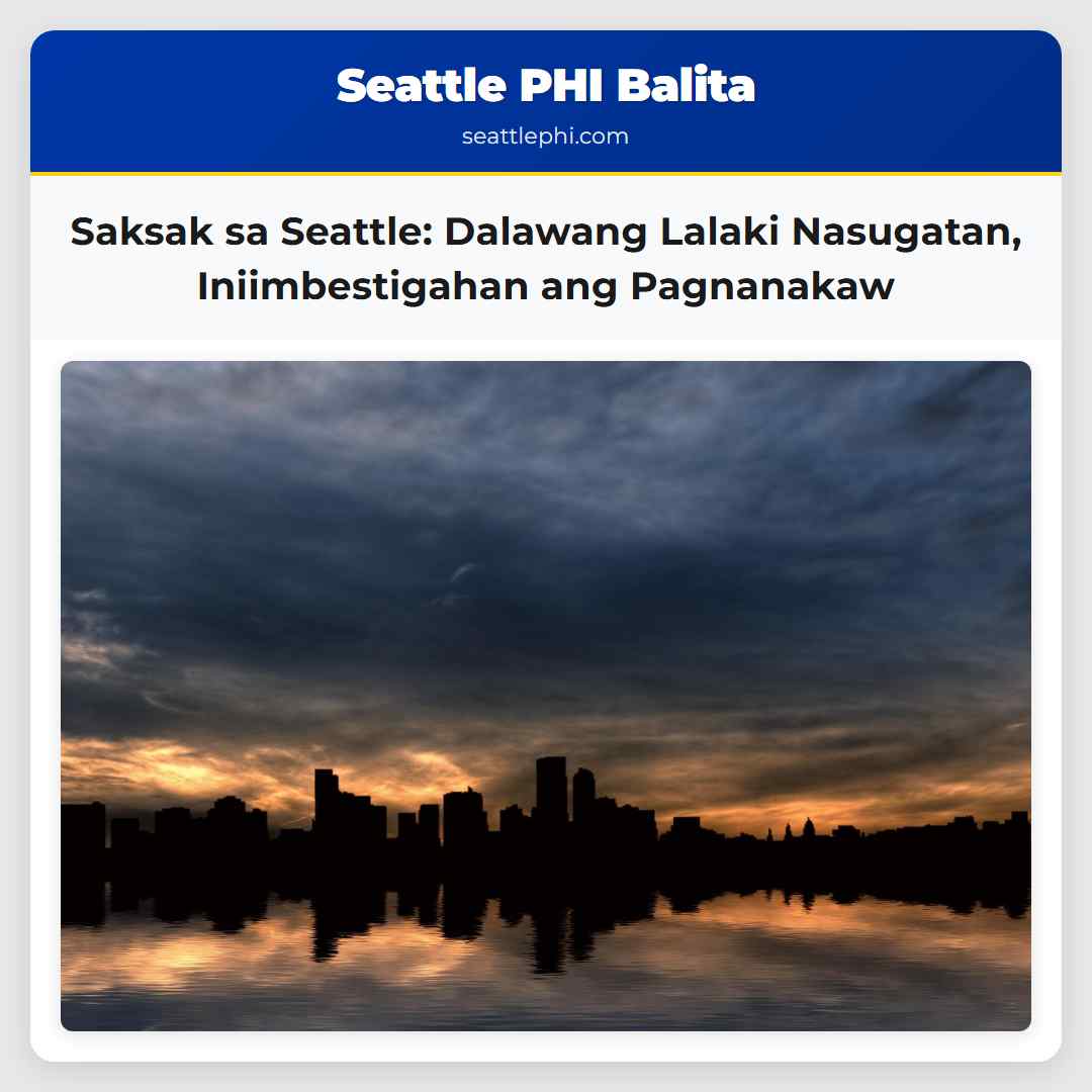 Saksak sa Seattle: Dalawang Lalaki Nasugatan,