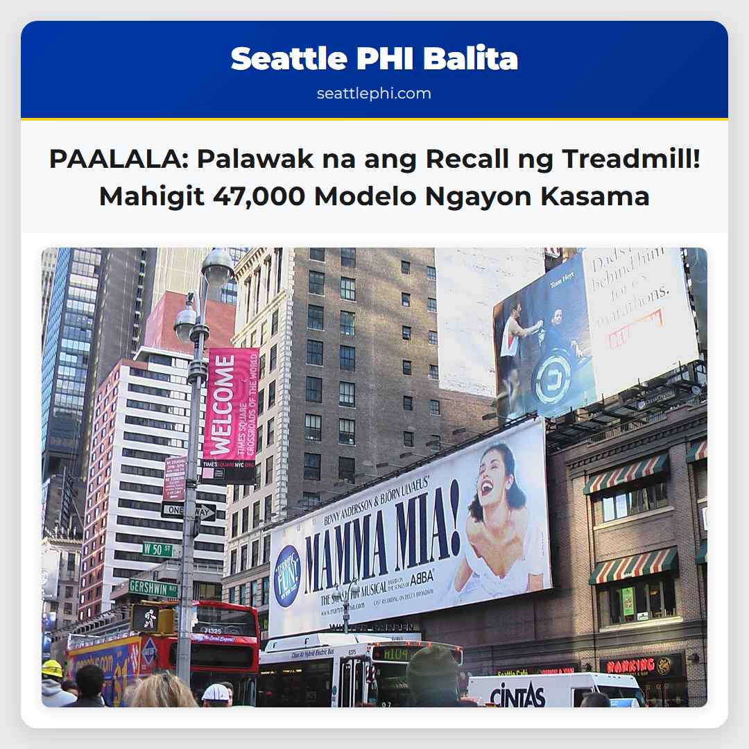 PAALALA: Palawak na ang Recall ng Treadmill!