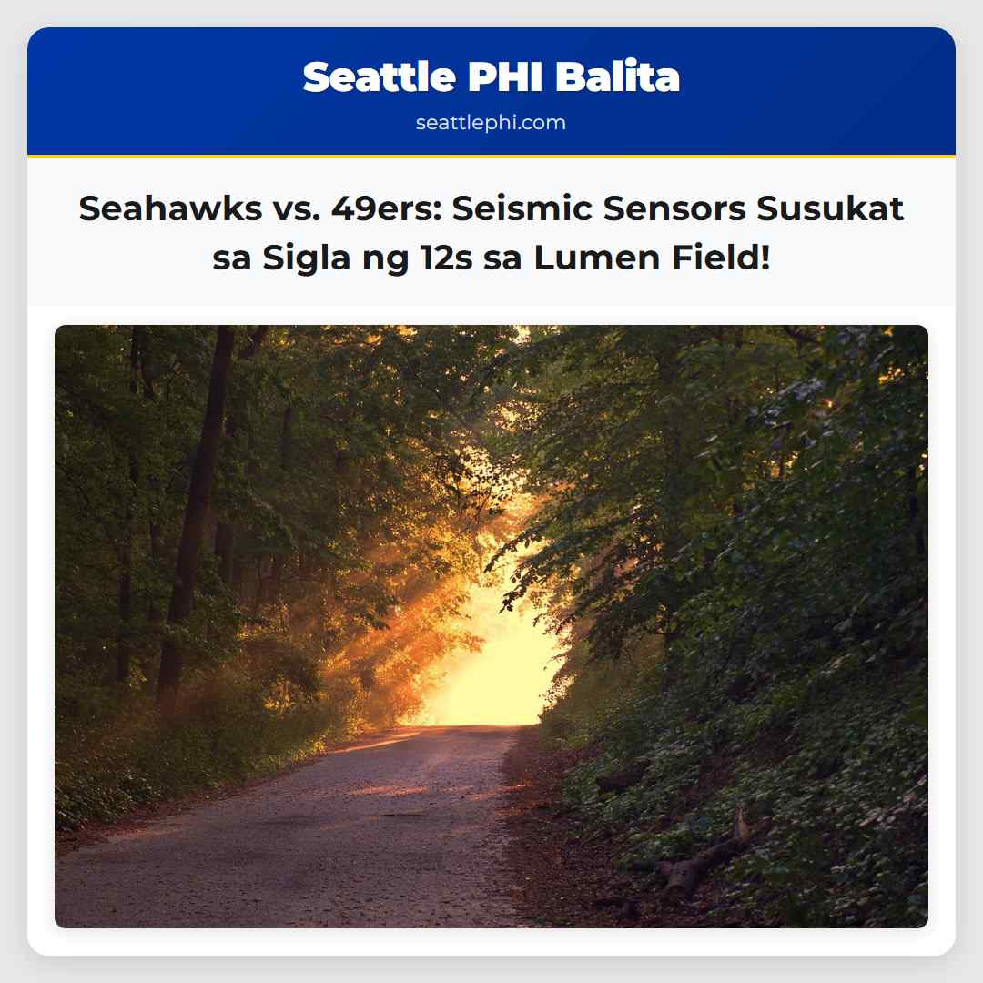 Susukatin ng Seismic Sensors ang Sigla ng Tagahanga sa Laro ng Seahawks