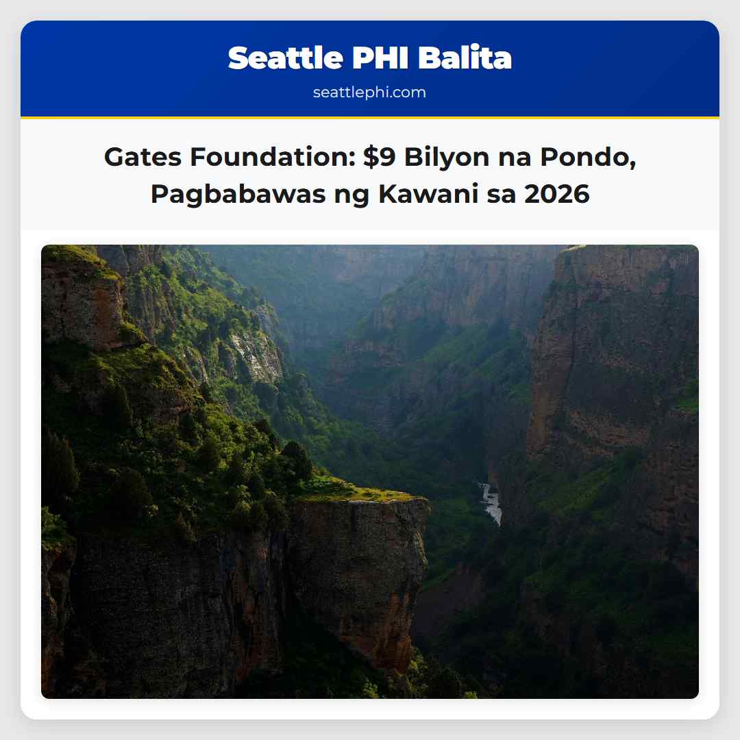 Gates Foundation: $9 Bilyon na Pondo, Pagbabawas