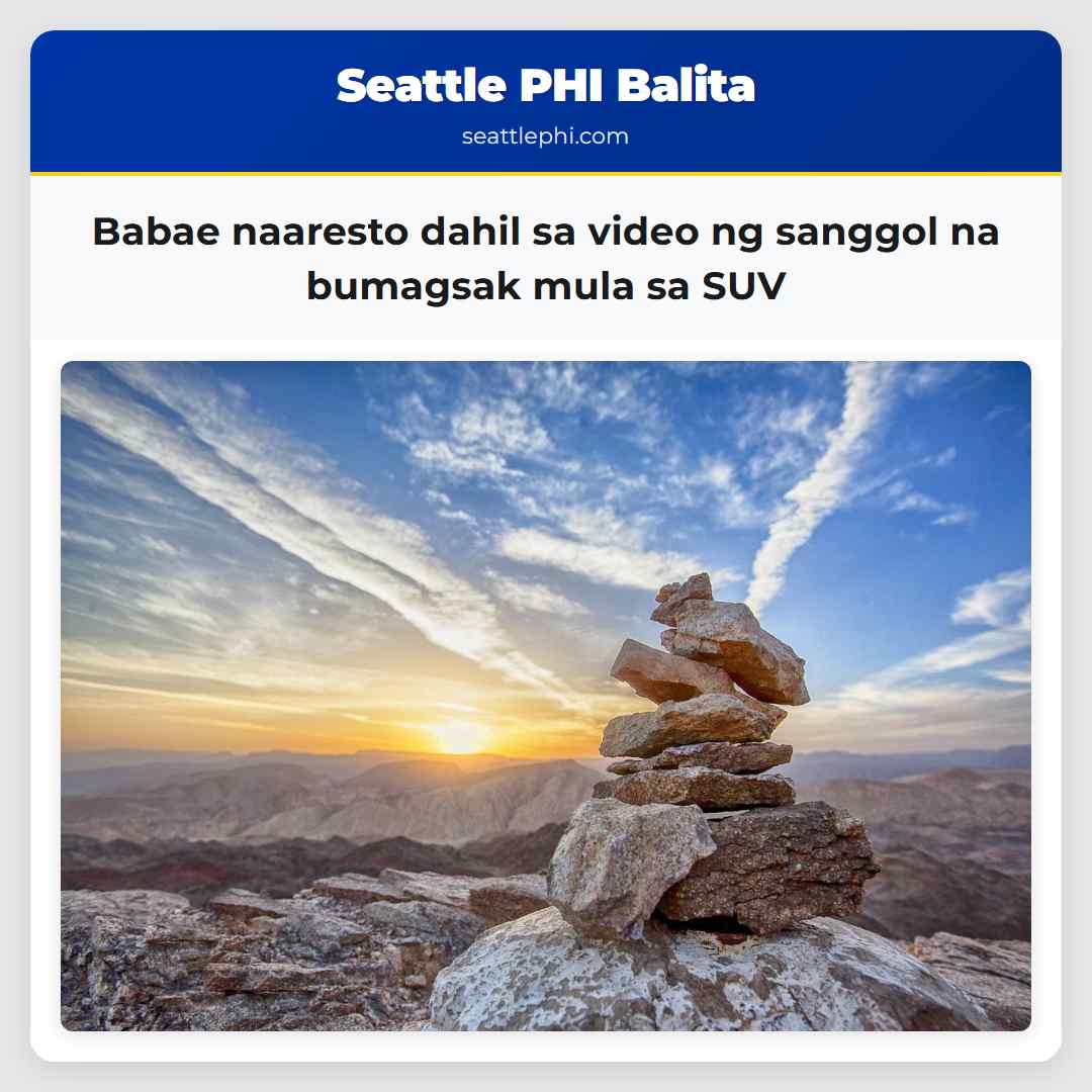 Babae naaresto dahil sa video ng sanggol na