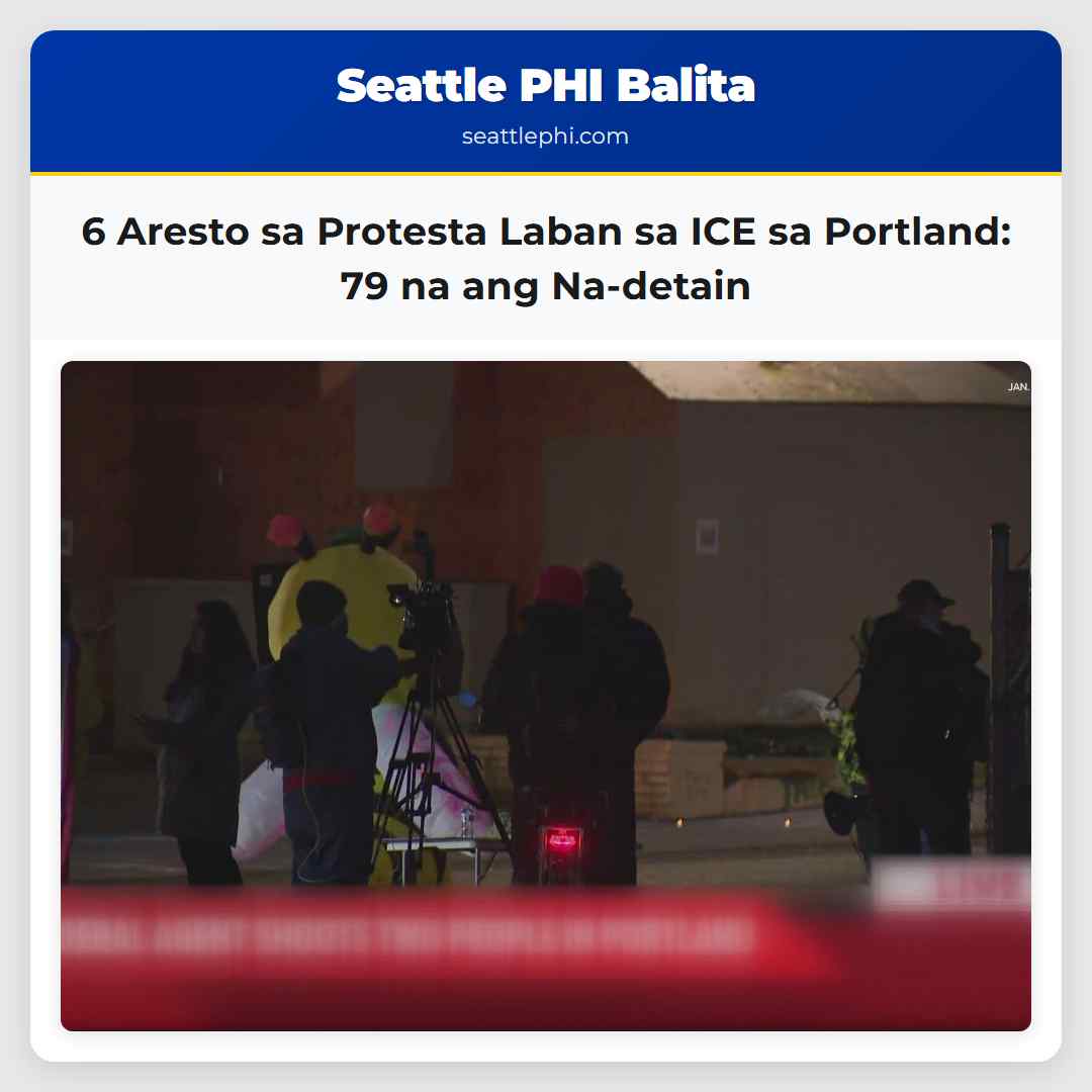 6 Aresto sa Protesta Laban sa ICE sa Portland: 79