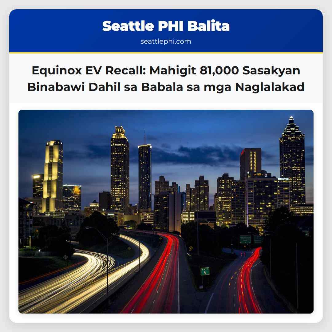 Equinox EV Recall: Mahigit 81,000 Sasakyan
