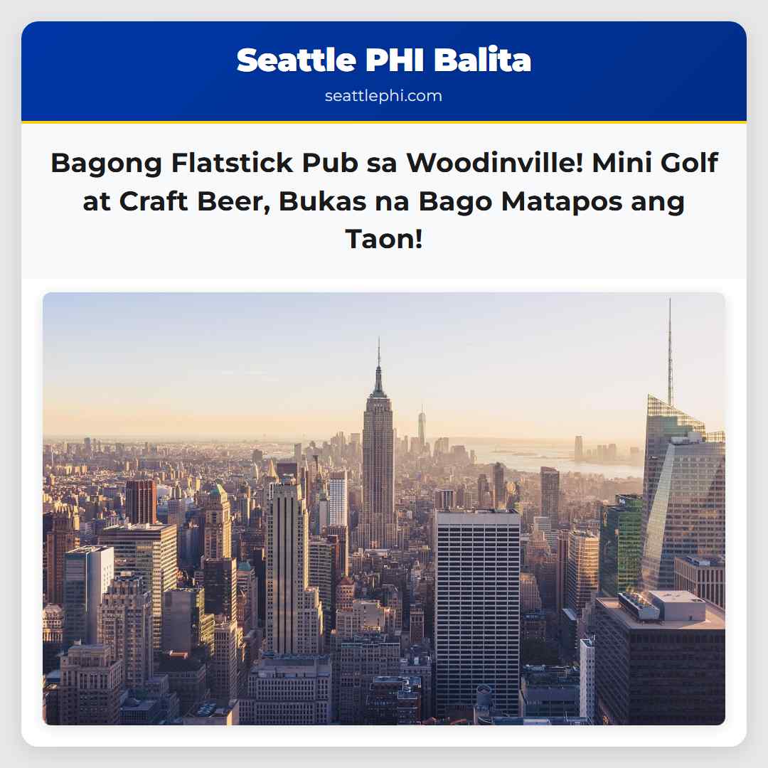 Bagong Flatstick Pub sa Woodinville! Mini Golf at