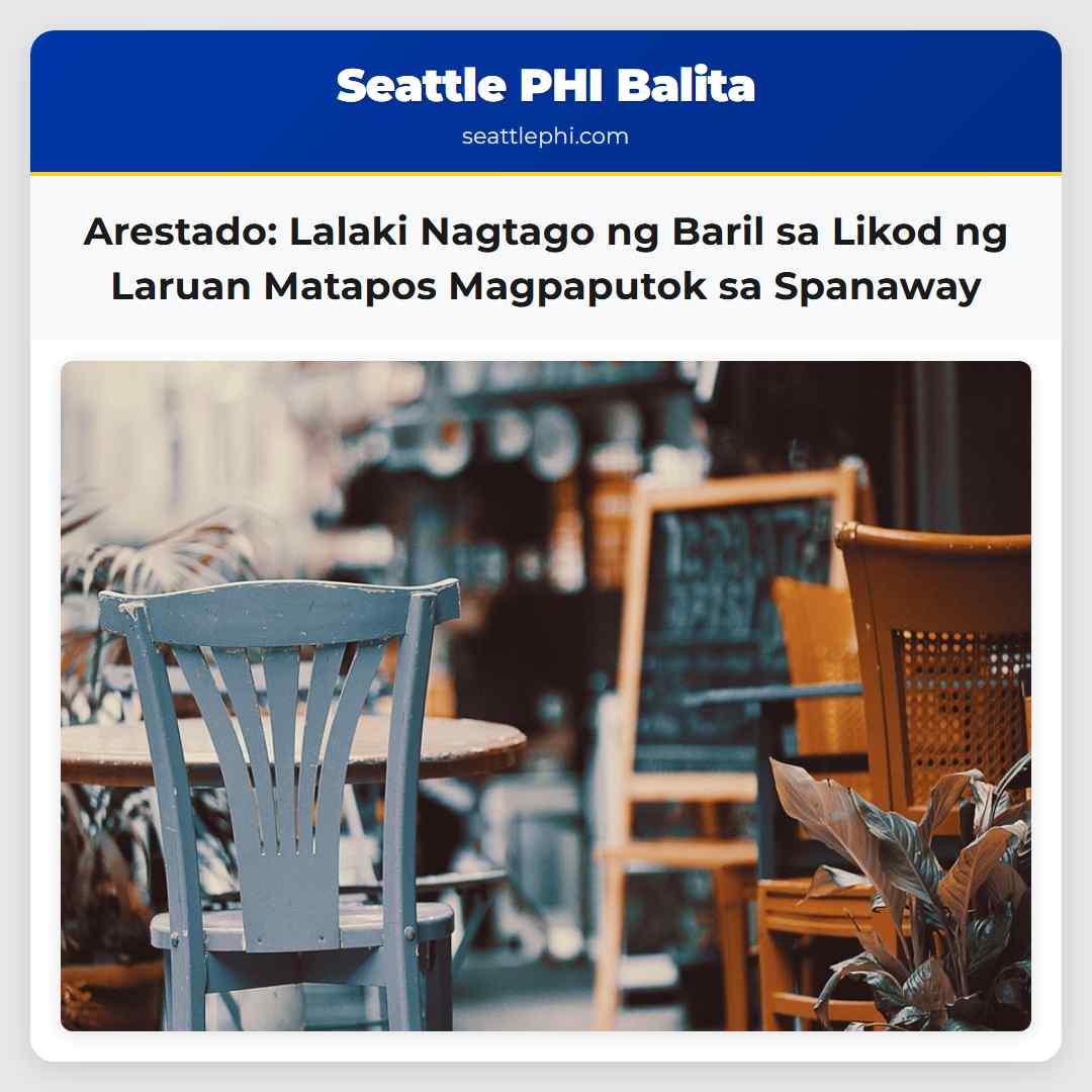 Arestado: Lalaki Nagtago ng Baril sa Likod ng