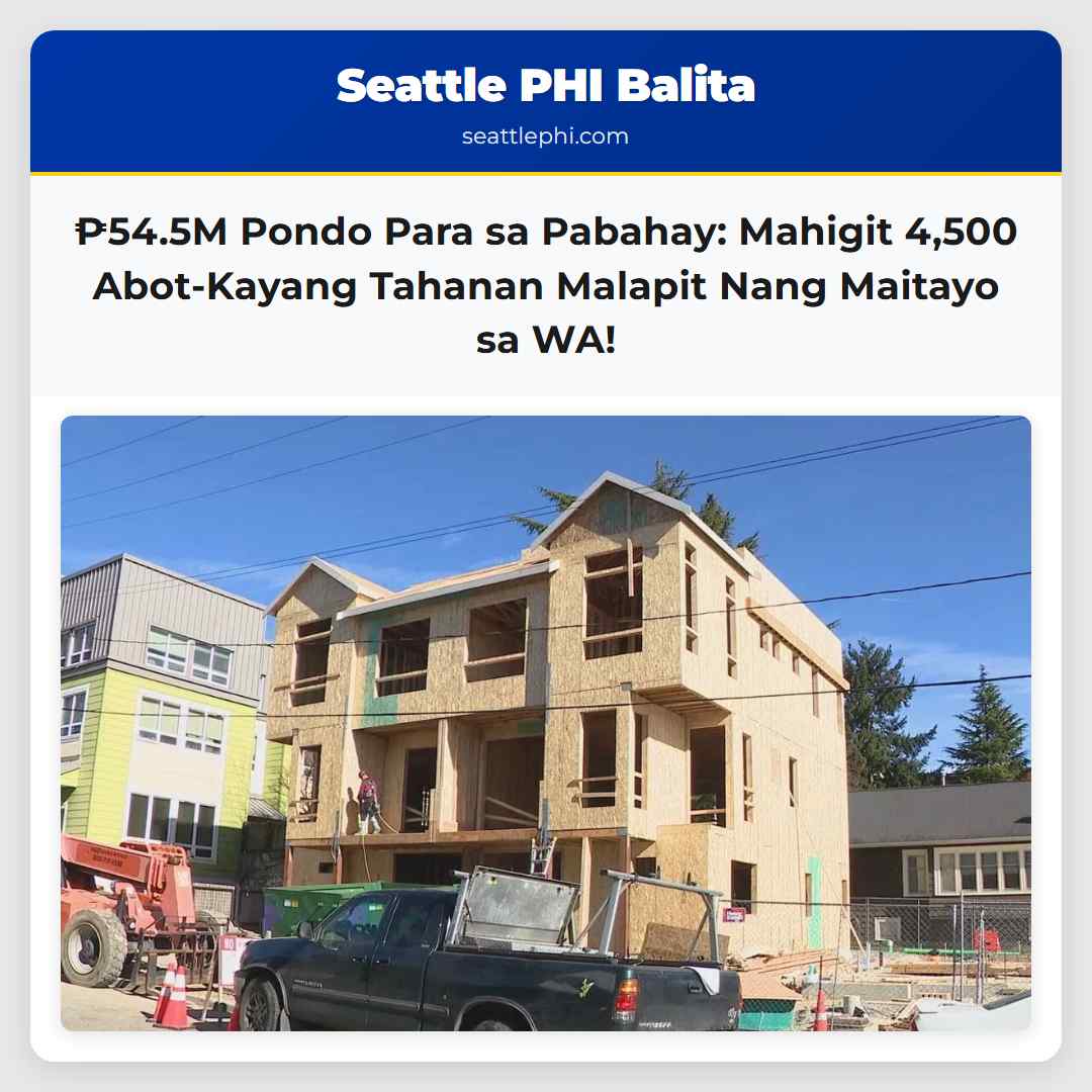 ₱54.5M Pondo Para sa Pabahay: Mahigit 4,500