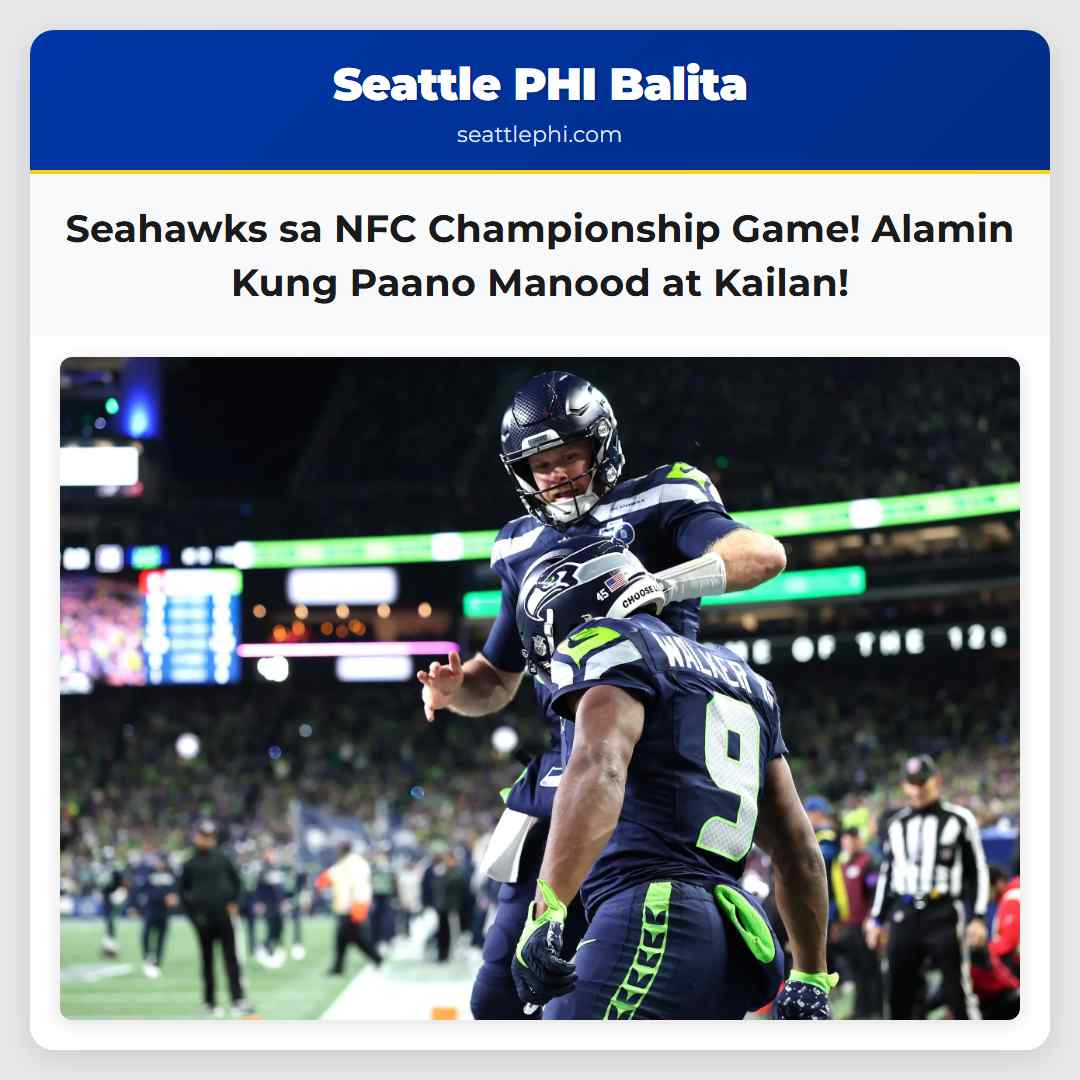 Seahawks sa NFC Championship Game! Alamin Kung
