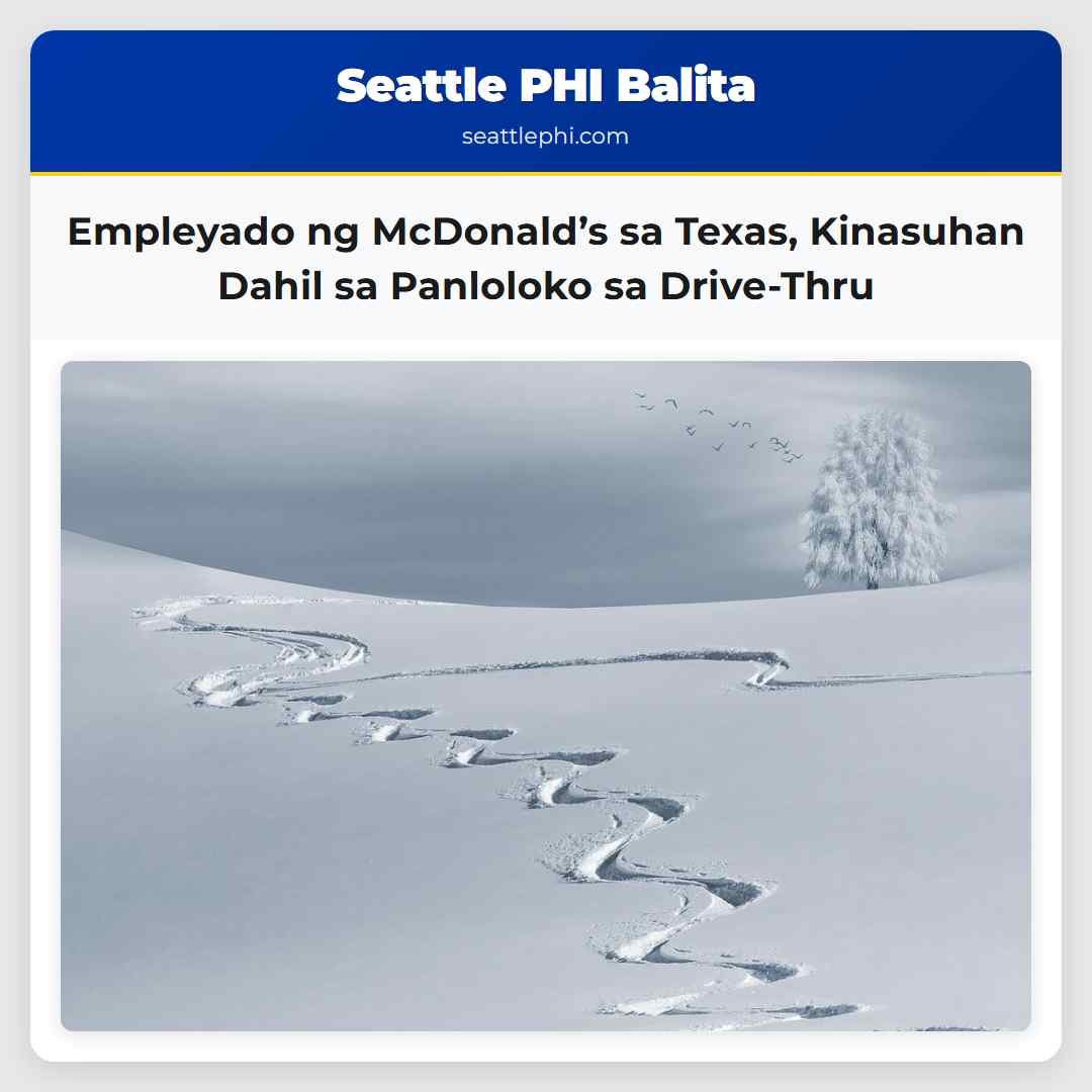 Empleyado ng McDonald’s sa Texas, Kinasuhan Dahil