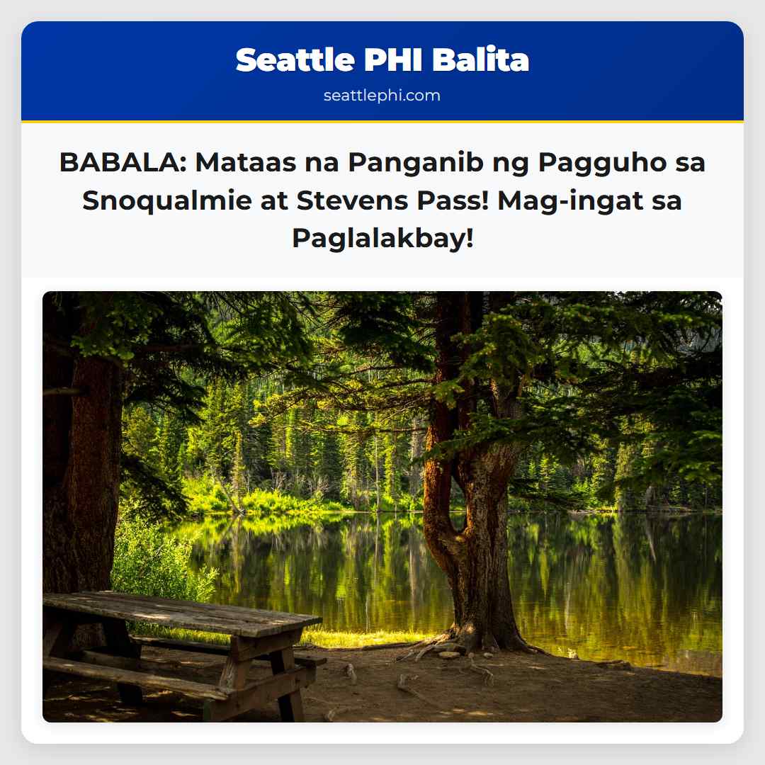 BABALA: Mataas na Panganib ng Pagguho sa