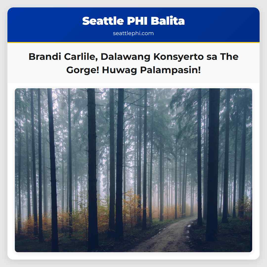 Brandi Carlile Magkakaroon ng Dalawang Konsyerto sa The Gorge Amphitheatre!