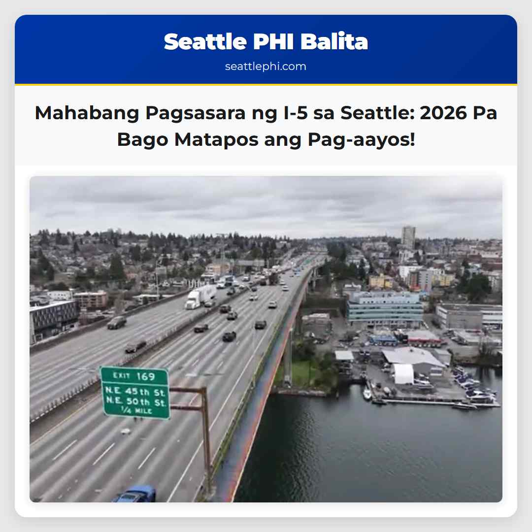 Mahabang Pagsasara ng I-5 sa Seattle: 2026 Pa