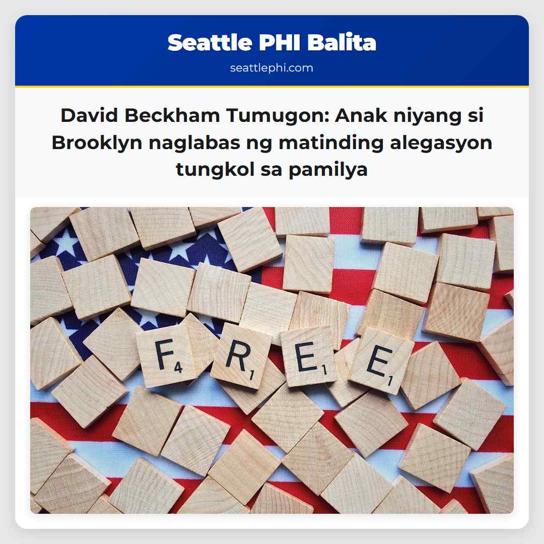 David Beckham Tumugon: Anak niyang si Brooklyn