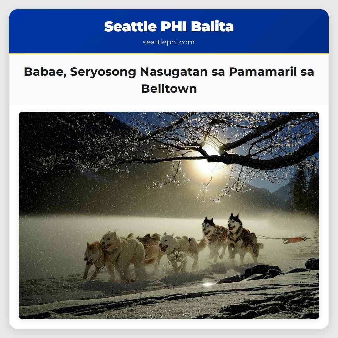 Babae, Seryosong Nasugatan sa Pamamaril sa