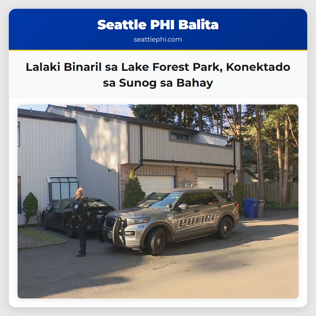 Lalaki Binaril sa Lake Forest Park, Konektado sa
