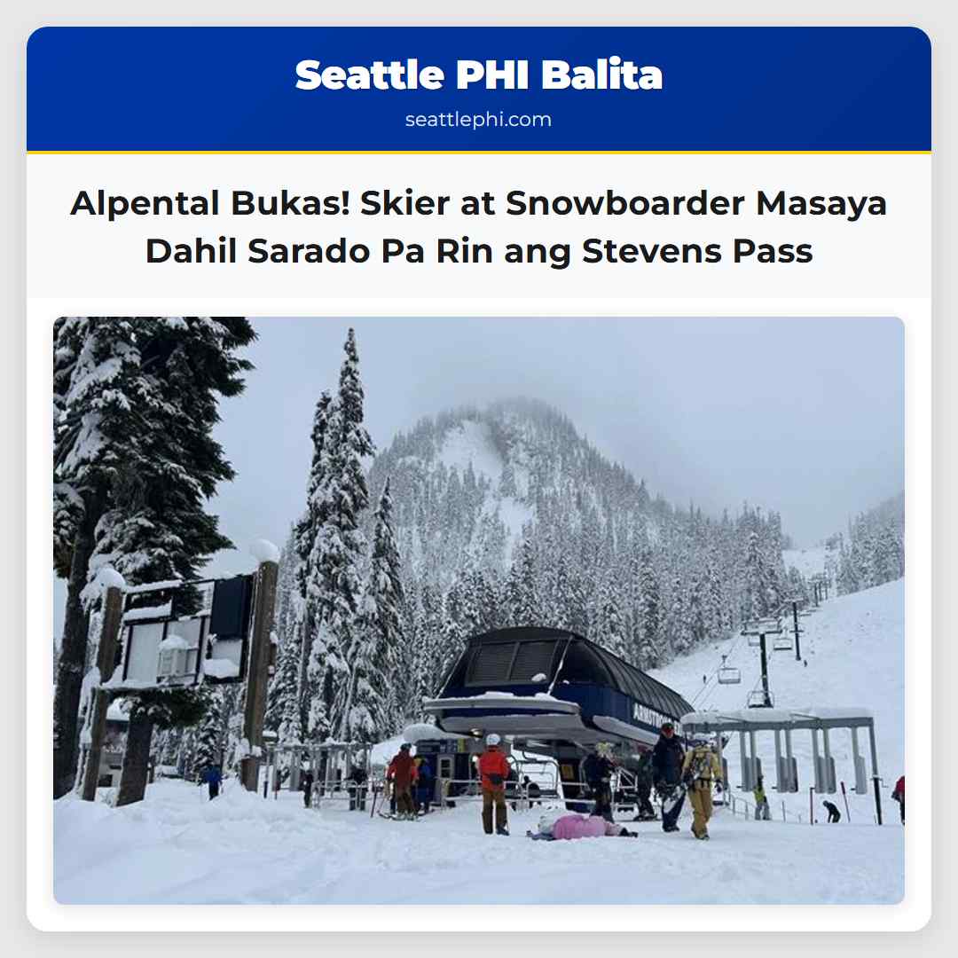 Alpental Bukas! Skier at Snowboarder Masaya Dahil