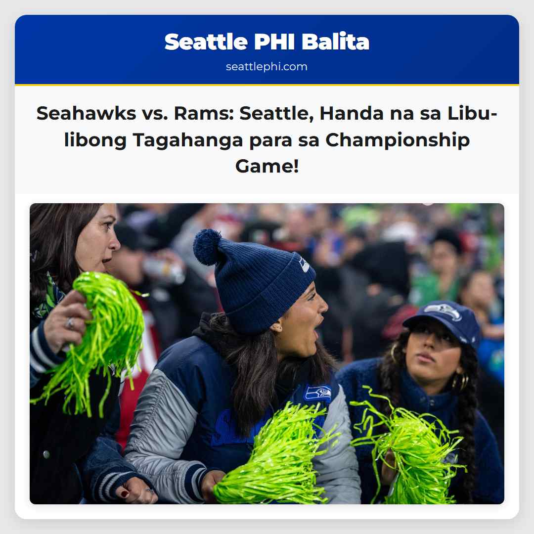 Seahawks vs. Rams: Seattle, Handa na sa
