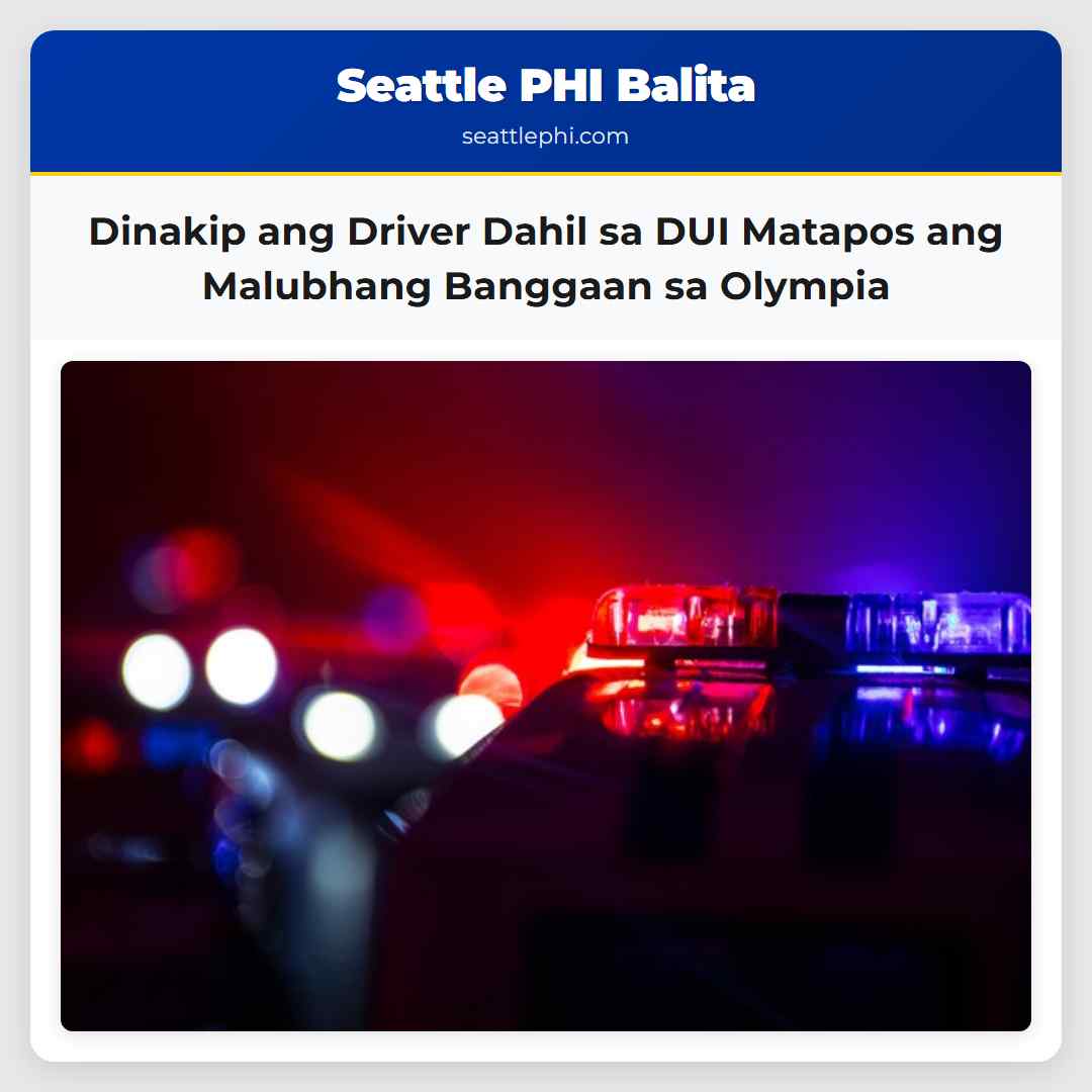 Dinakip ang Driver Dahil sa DUI Matapos ang