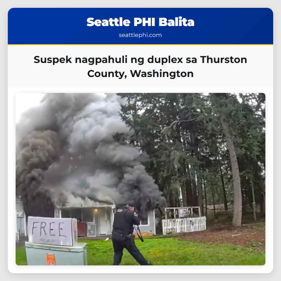 Suspek nagpahuli ng duplex sa Thurston County,