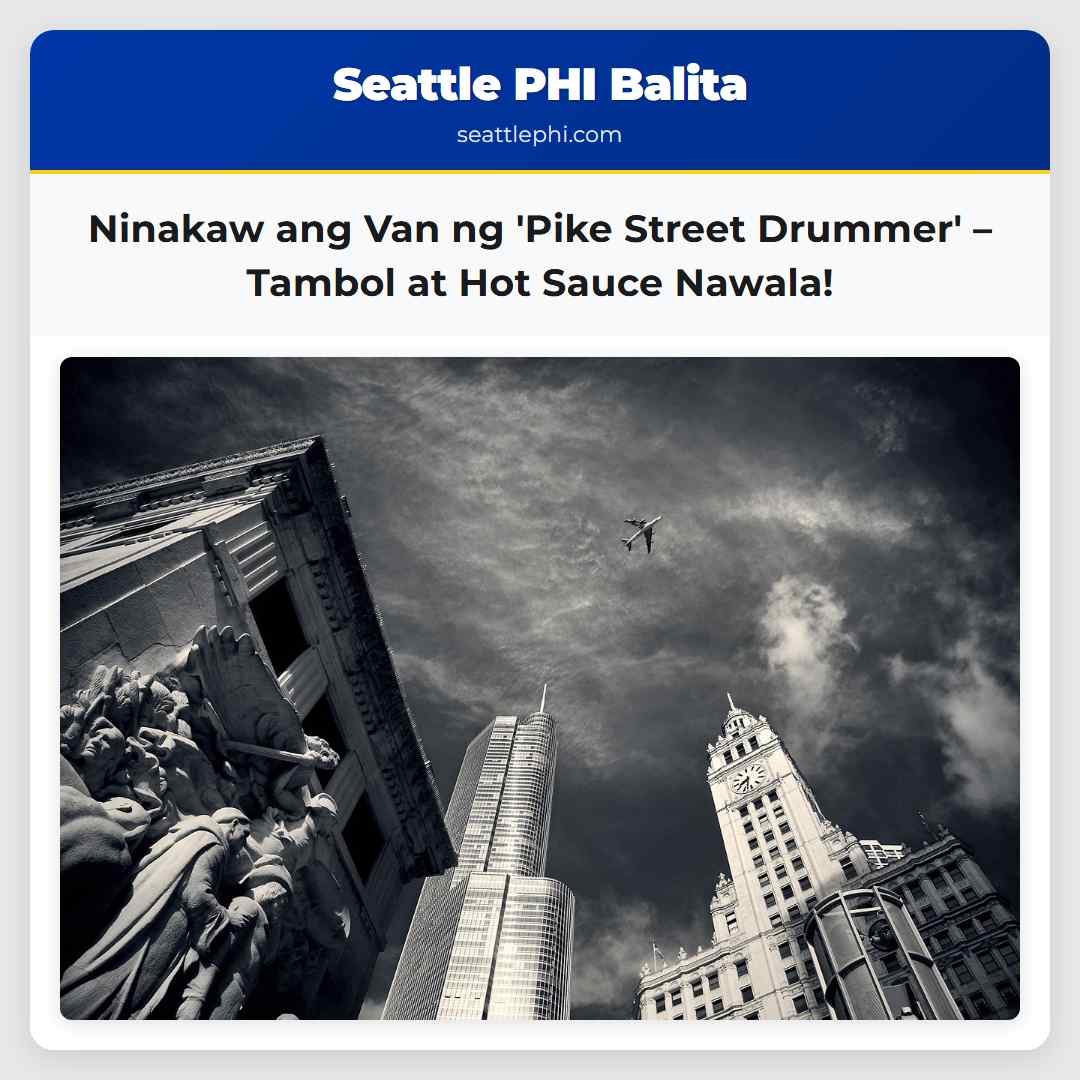 Ninakaw ang Van ng 'Pike Street Drummer' – Tambol