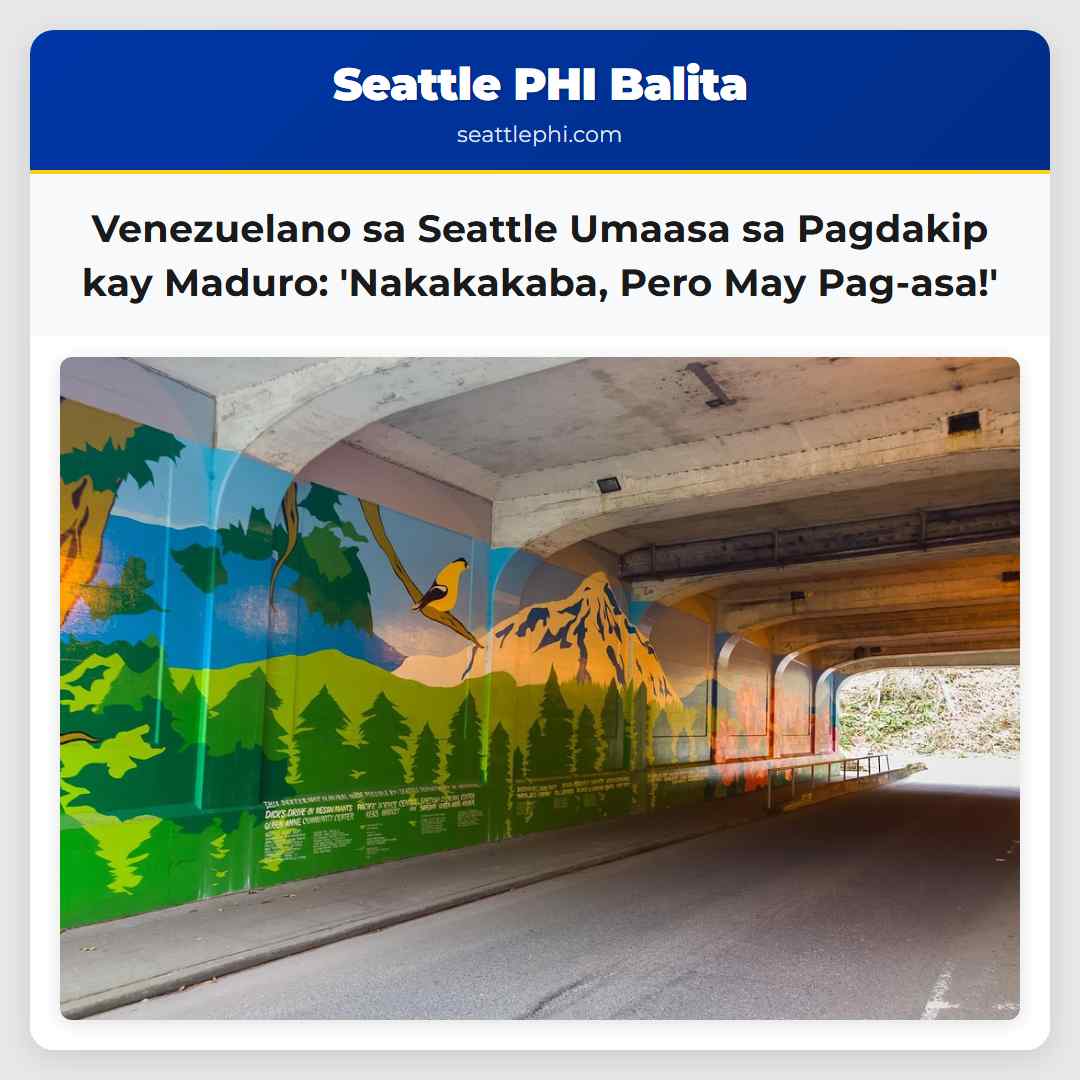 Venezuelano sa Seattle Umaasa sa Pagdakip kay