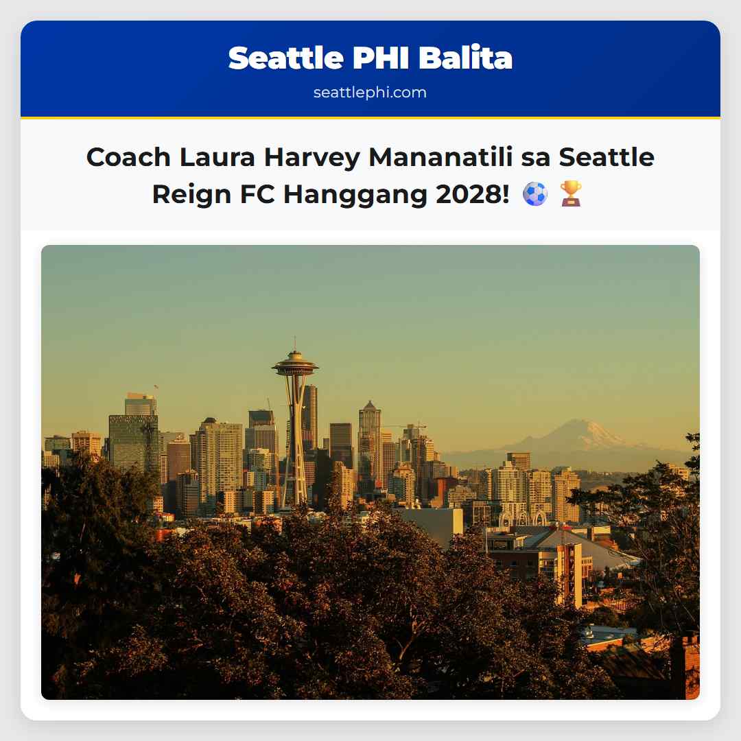 Coach Laura Harvey Mananatili sa Seattle Reign FC