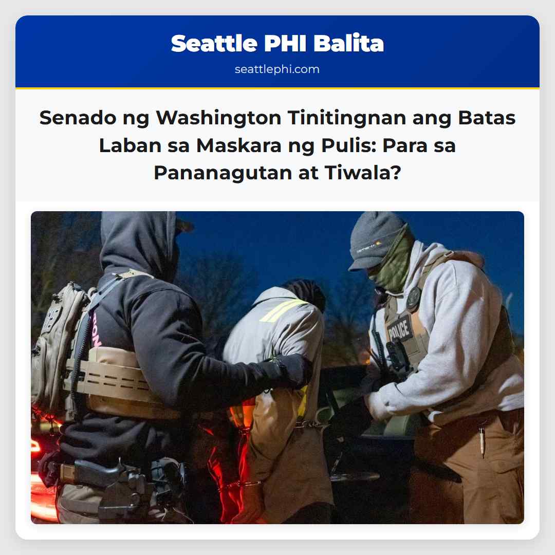 Senado ng Washington Tinitingnan ang Batas Laban