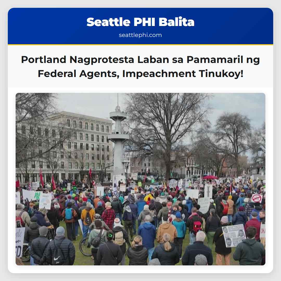 Portland Nagprotesta Laban sa Pamamaril ng