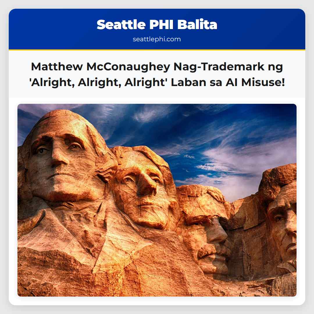 Matthew McConaughey Nag-Trademark ng 'Alright,