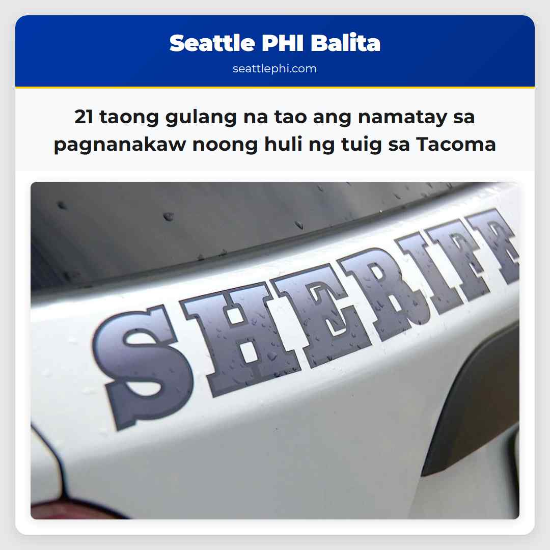 21 taong gulang na tao ang namatay sa pagnanakaw