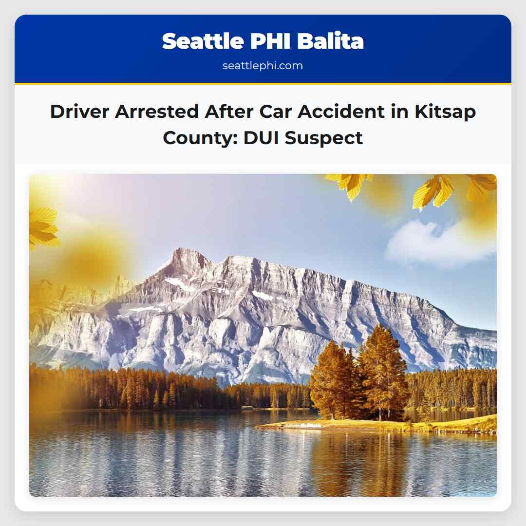 Driver Arrested After Car Accident in Kitsap