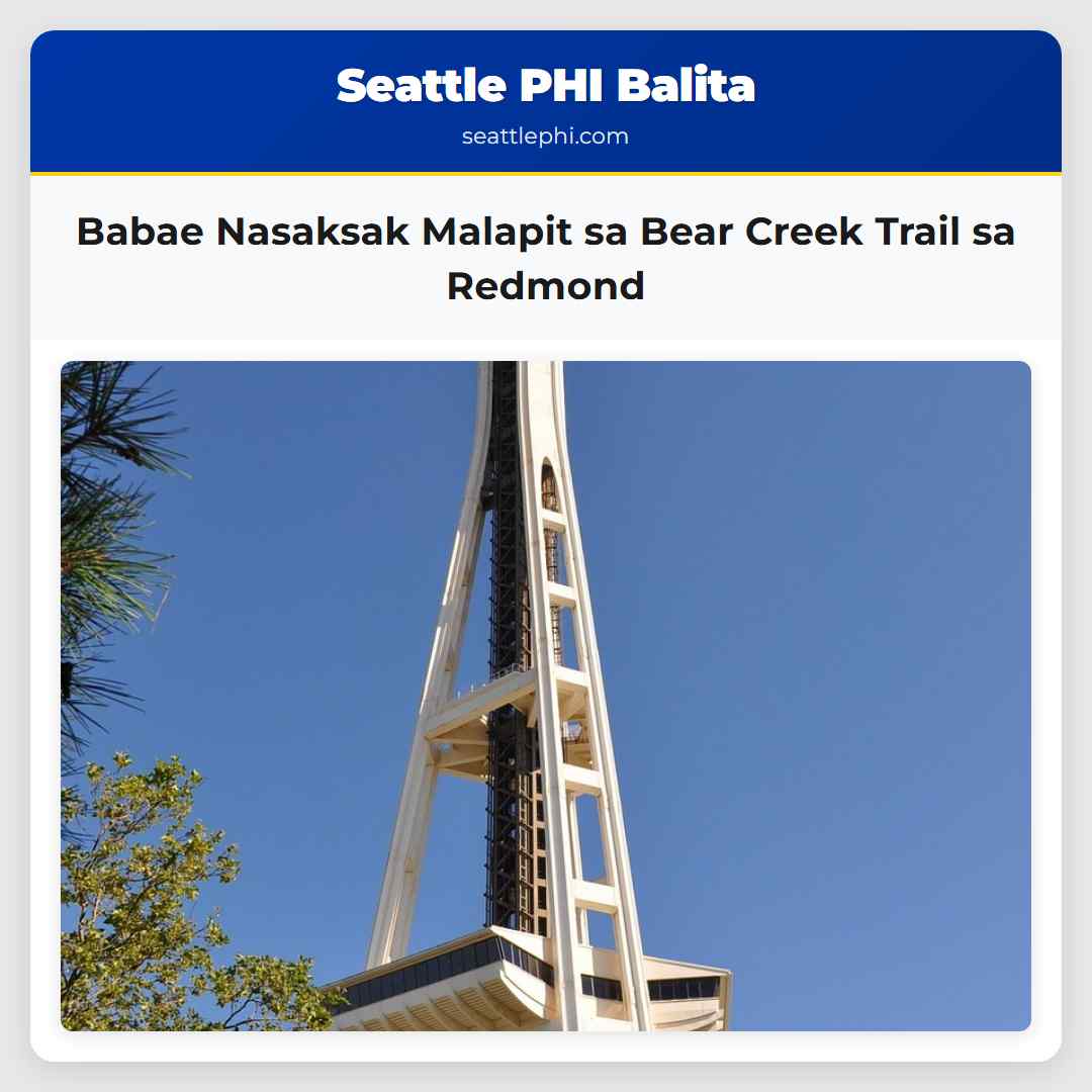 Babae Nasaksak Malapit sa Bear Creek Trail sa