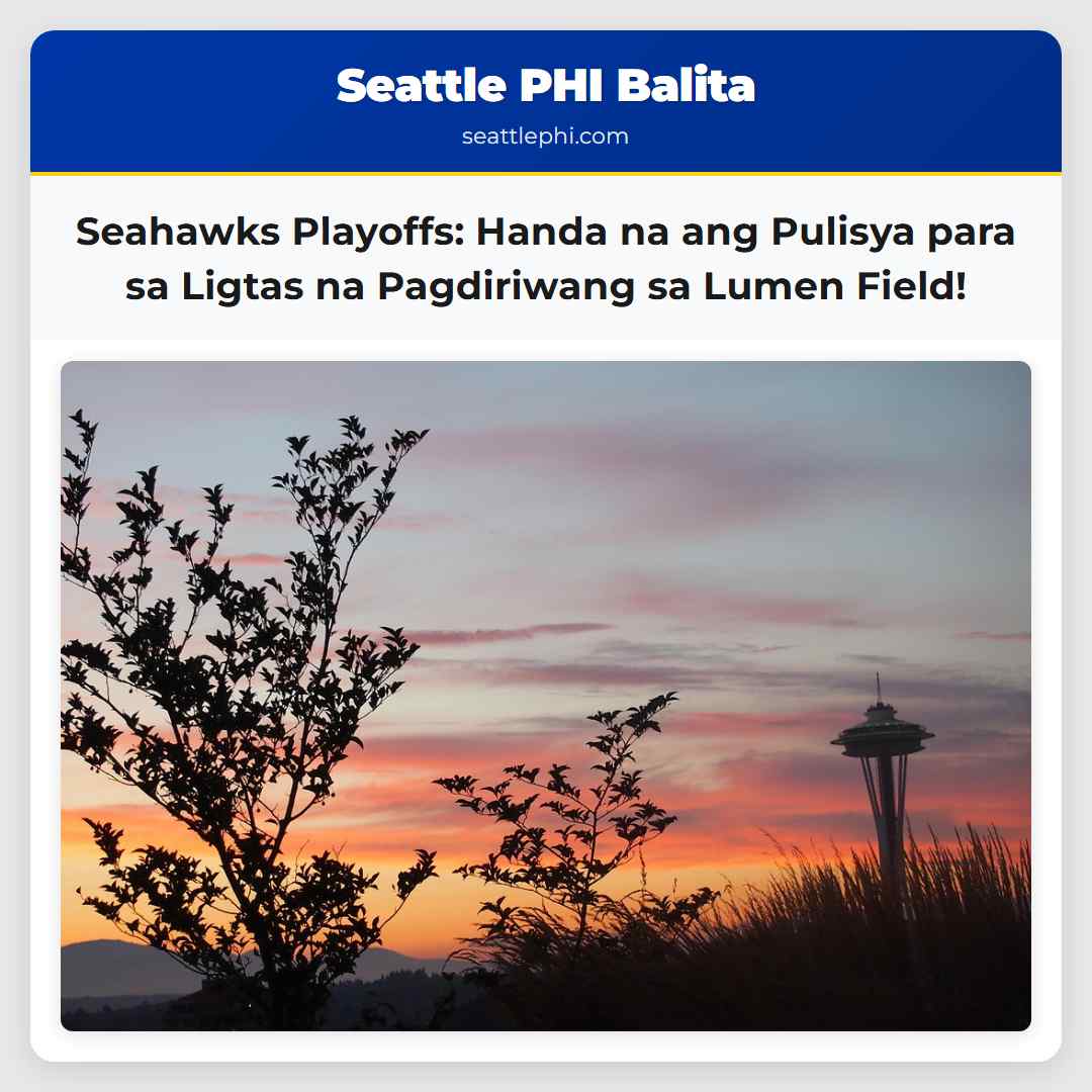 Seahawks Playoffs: Handa na ang Pulisya para sa