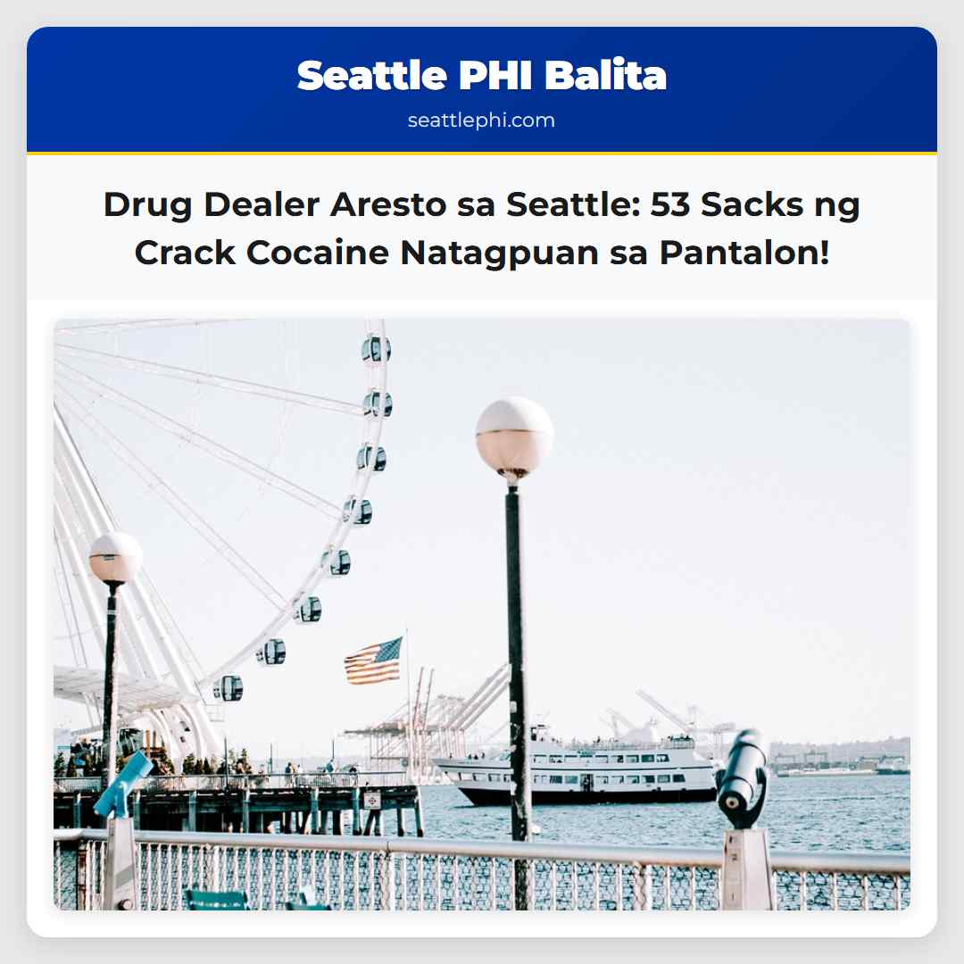 Drug Dealer Aresto sa Seattle: 53 Sacks ng Crack