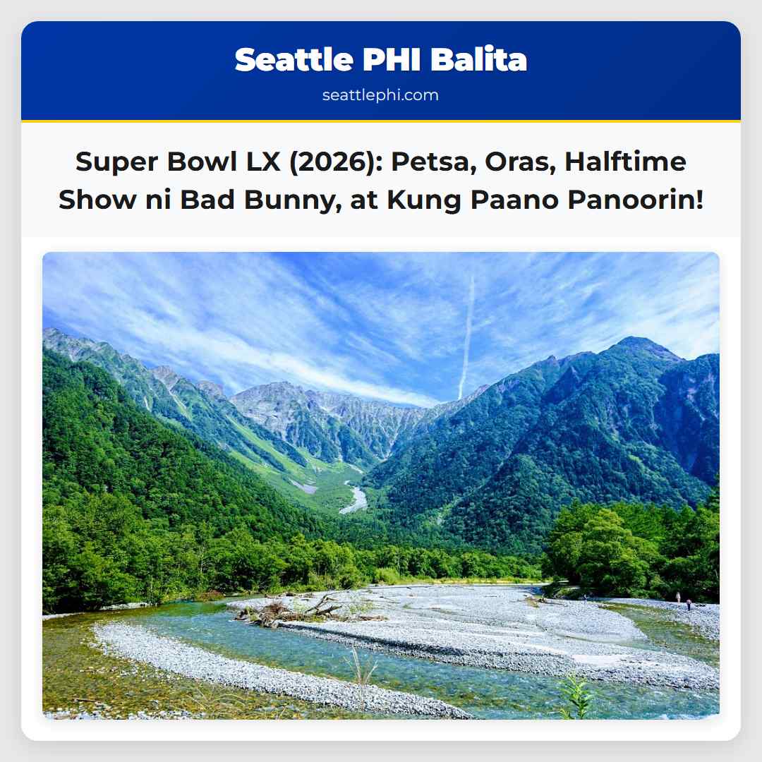 Super Bowl LX (2026): Petsa, Oras, Halftime Show