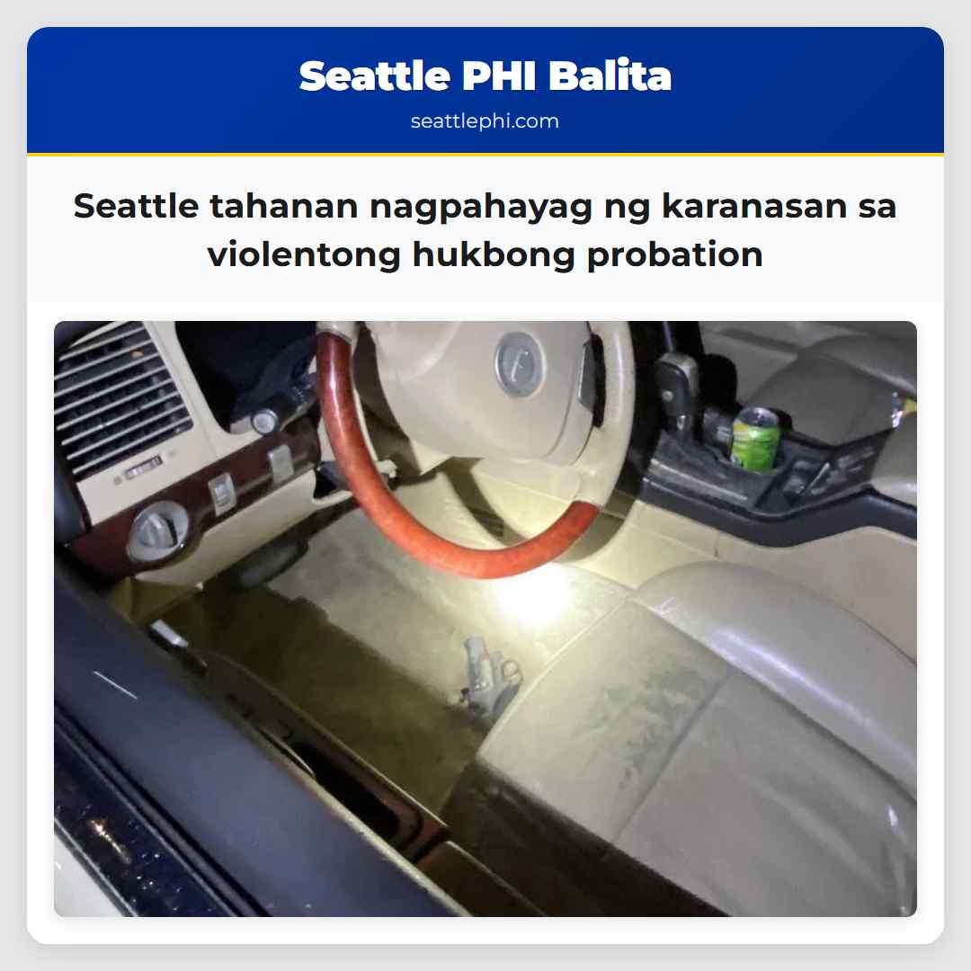 Seattle tahanan nagpahayag ng karanasan sa