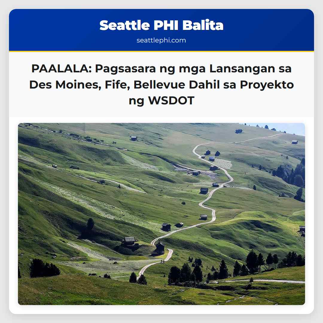 PAALALA: Pagsasara ng mga Lansangan sa Des