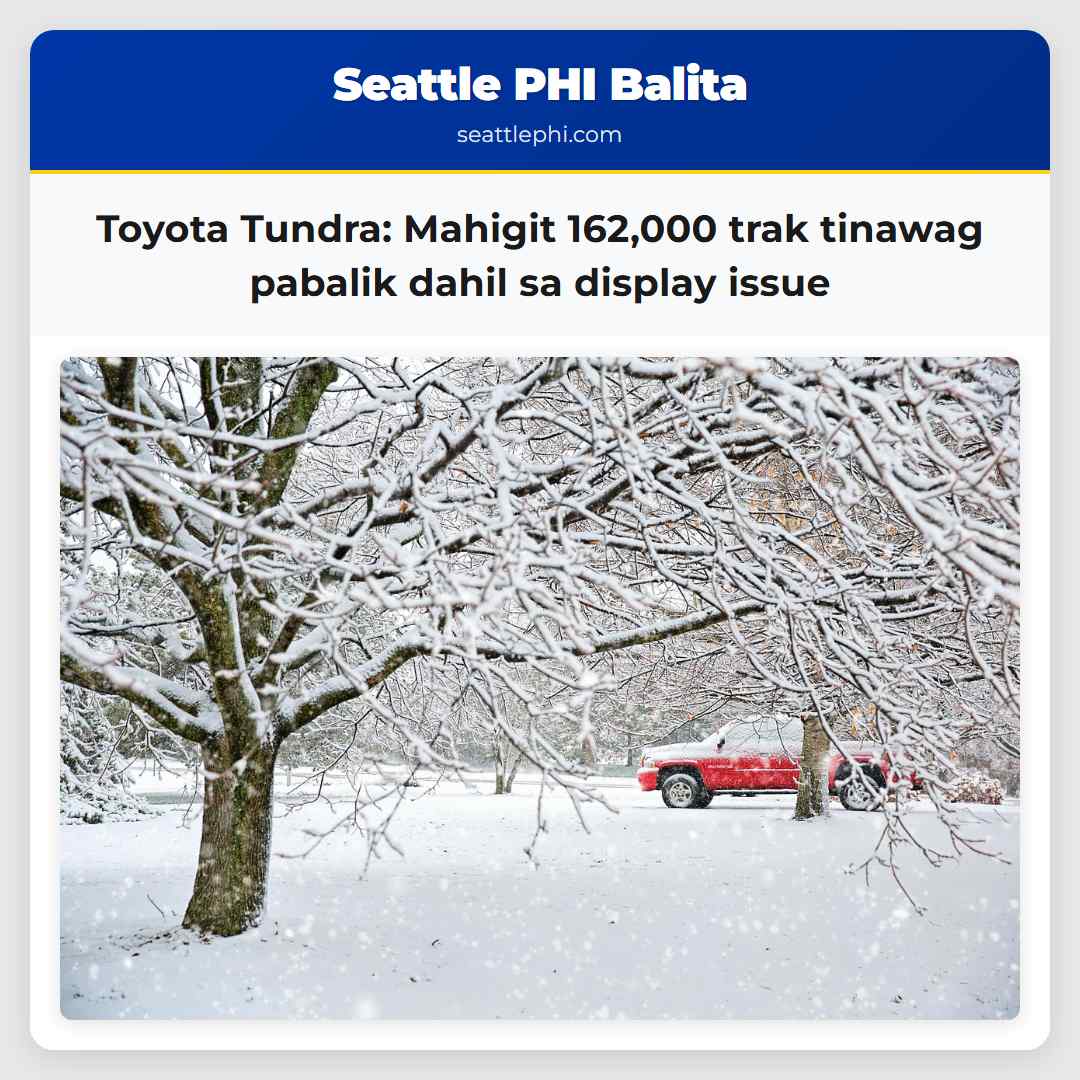 Toyota Tundra: Mahigit 162,000 trak tinawag