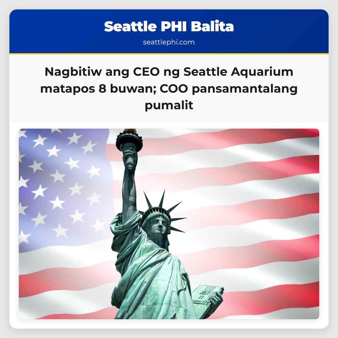 Nagbitiw ang CEO ng Seattle Aquarium matapos 8