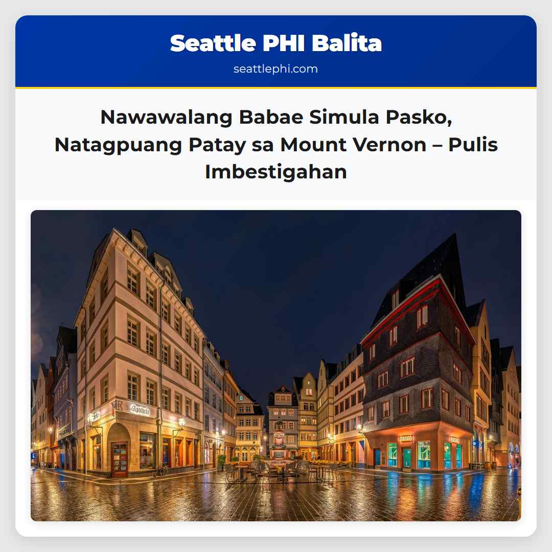 Nawawalang Babae Simula Pasko, Natagpuang Patay