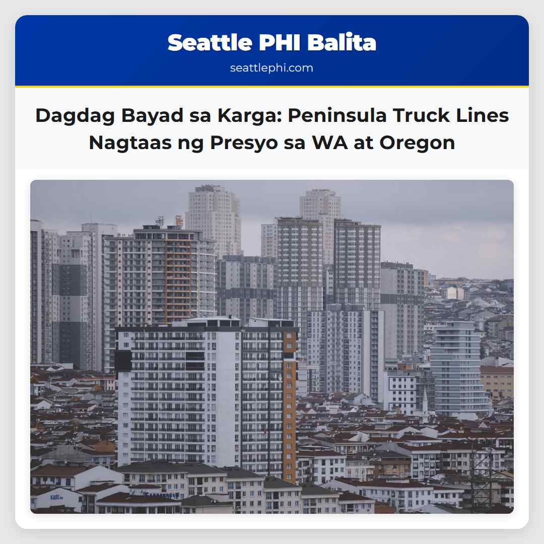 Dagdag Bayad sa Karga: Peninsula Truck Lines