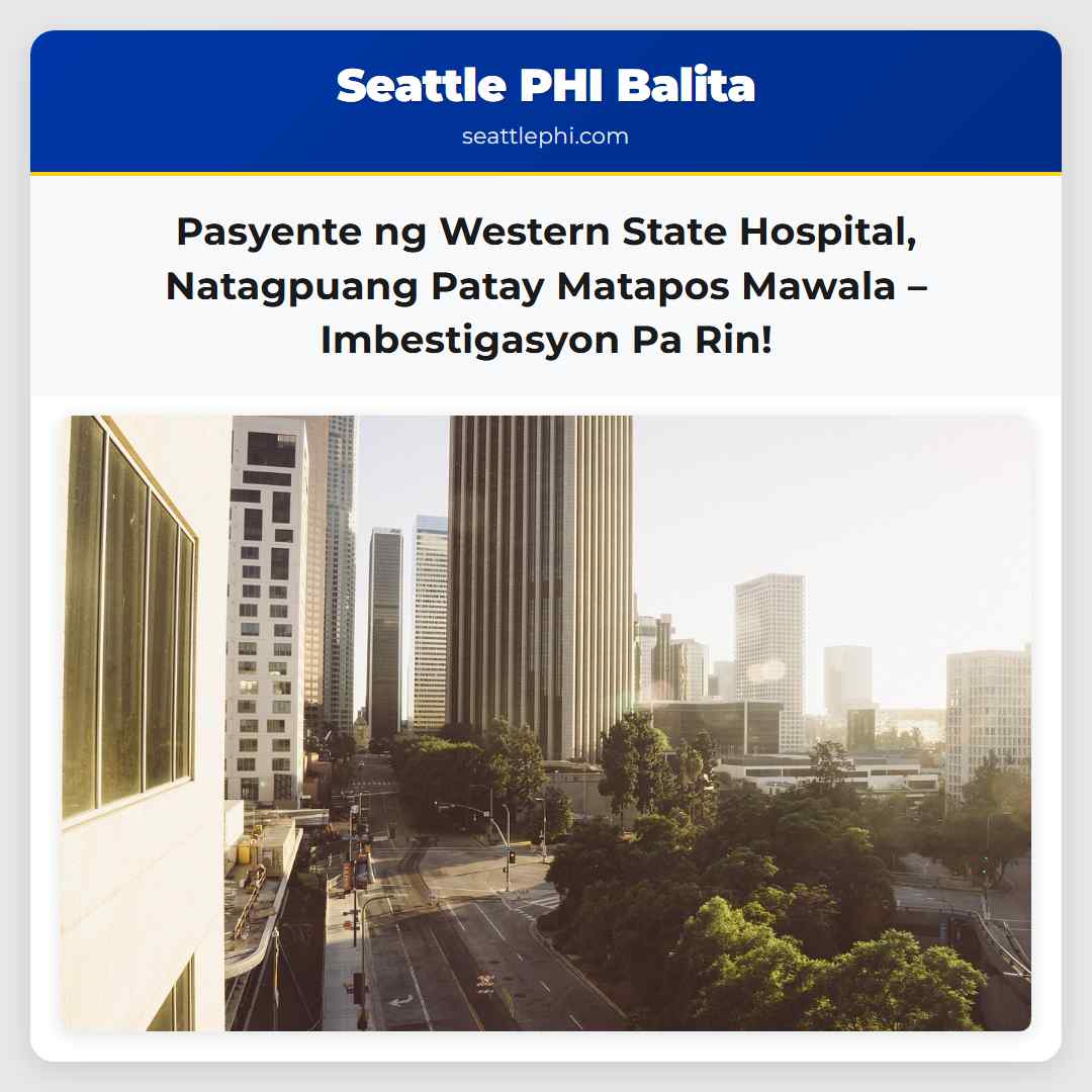 Pasyente ng Western State Hospital, Natagpuang