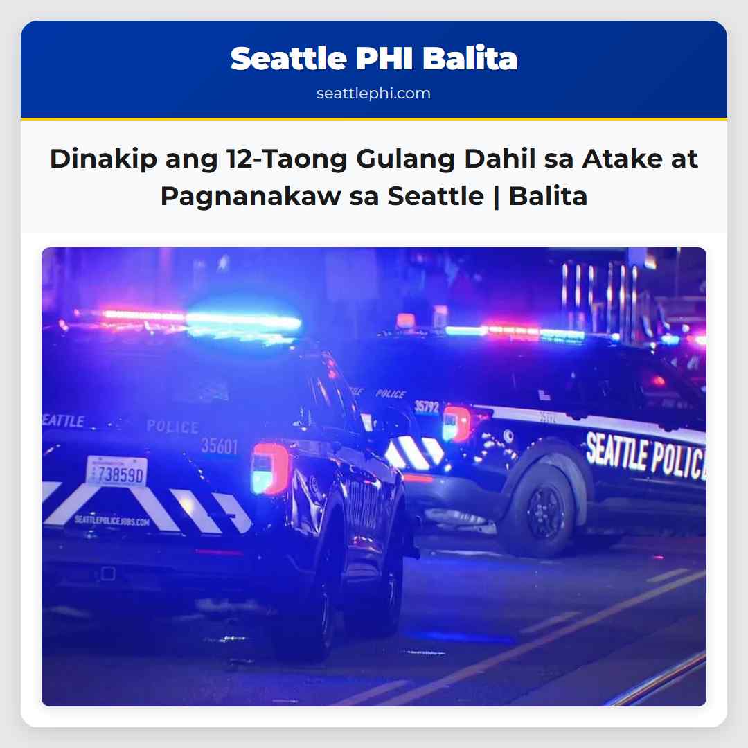 Dinakip ang 12-Taong Gulang Dahil sa Atake at